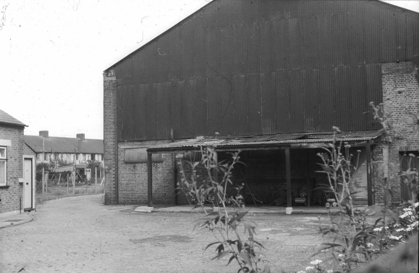 Site of former SMET tram depot in Aurelia Road, c1960