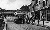 Tram in High Street Penge