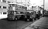 Pre-war picture of trolleybus on route 609