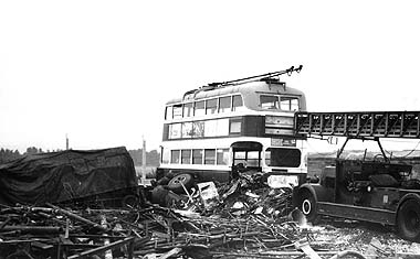 237 at Jordan's Scrapyard near Portsmouth Gasworks on 14 June 1963