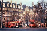 Tram Derailment comming off Westminster Bridge